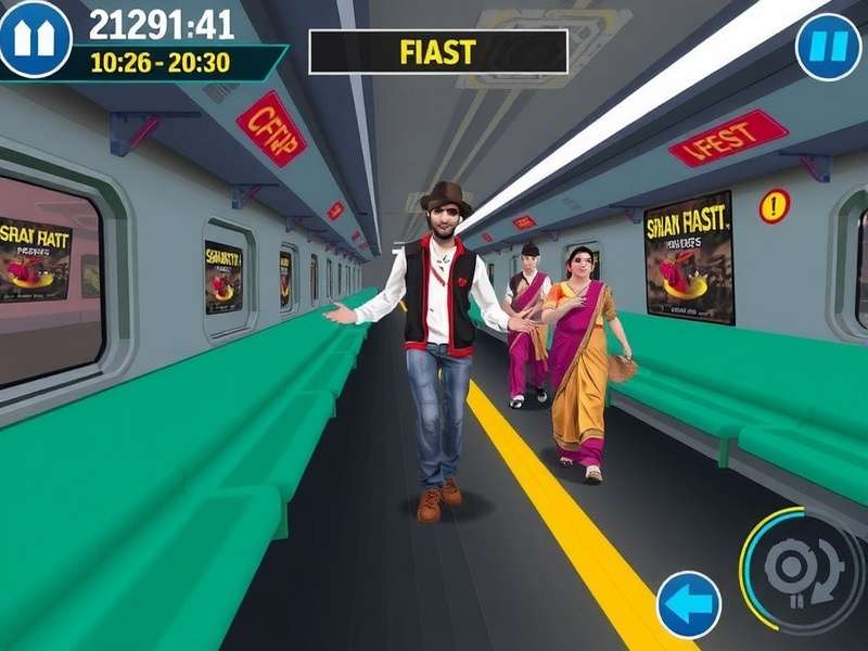 Visakhapatnam Subway Rush Hour gameplay screenshot